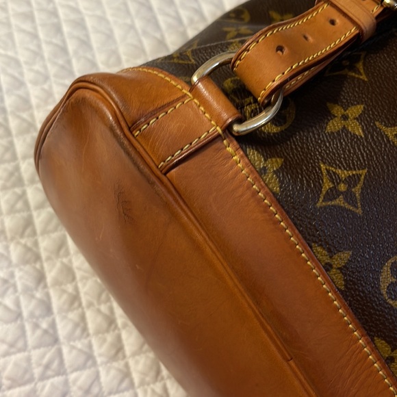 Authentic Louis Vuitton Backpack Nag Montsouris MM Monogram Used LV Vintage. - Picture 10 of 14